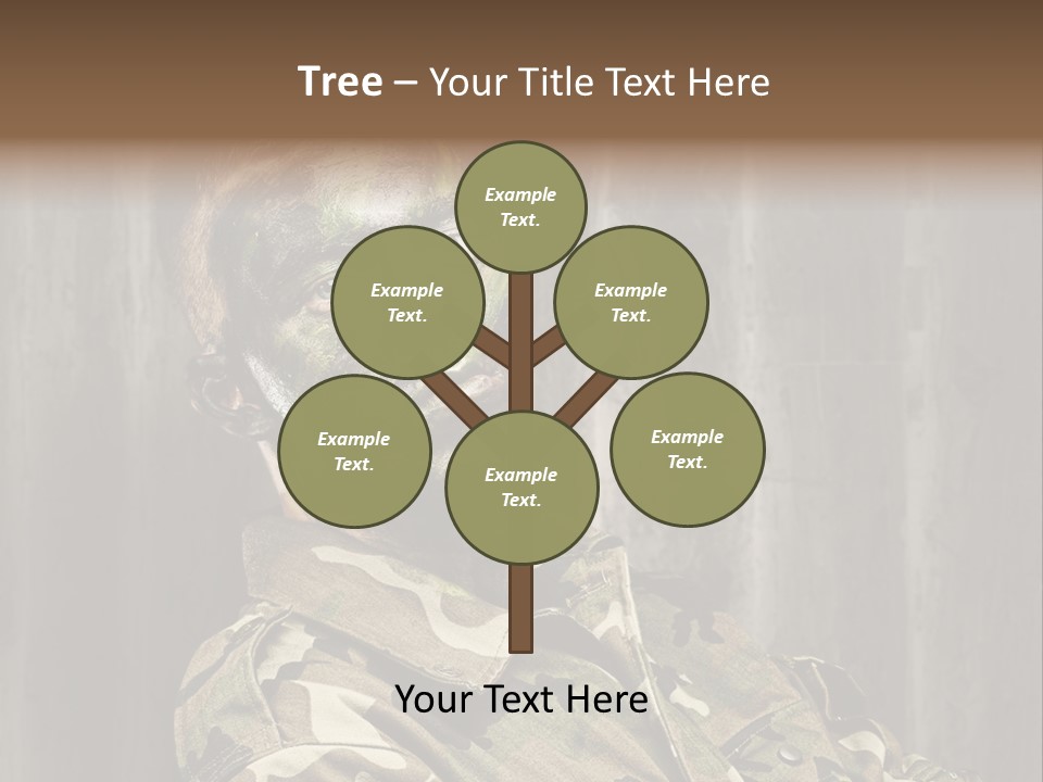 Battle Paint Man PowerPoint Template