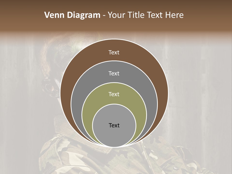 Battle Paint Man PowerPoint Template