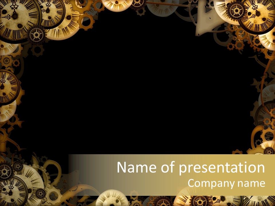 Watch Retro Old PowerPoint Template