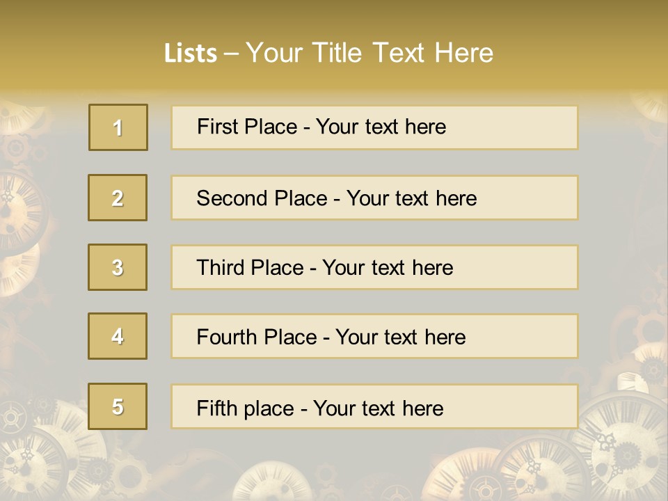 Watch Retro Old PowerPoint Template
