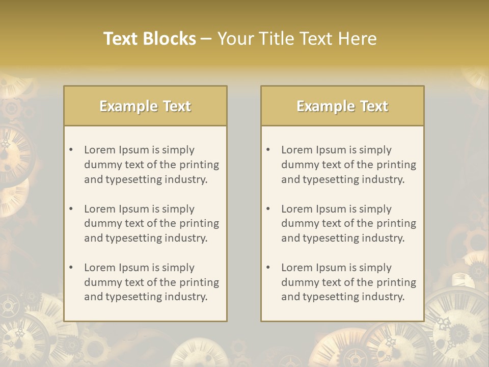 Watch Retro Old PowerPoint Template
