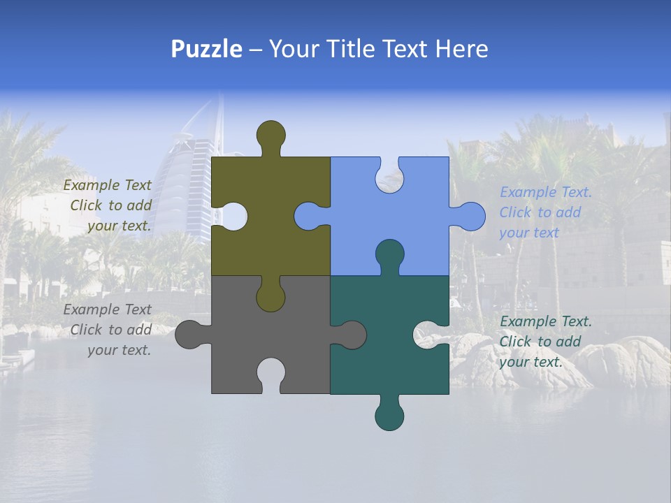 Blue Green Sky PowerPoint Template