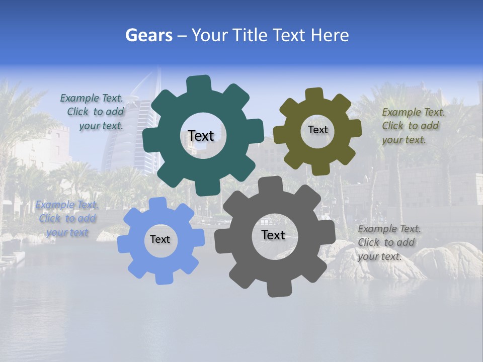 Blue Green Sky PowerPoint Template