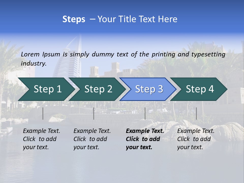 Blue Green Sky PowerPoint Template