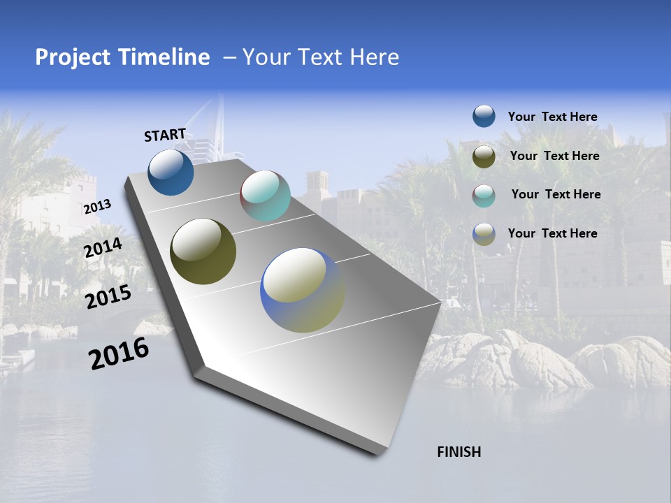 Blue Green Sky PowerPoint Template
