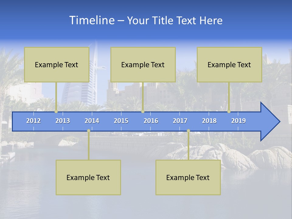 Blue Green Sky PowerPoint Template