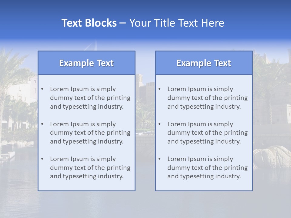Blue Green Sky PowerPoint Template