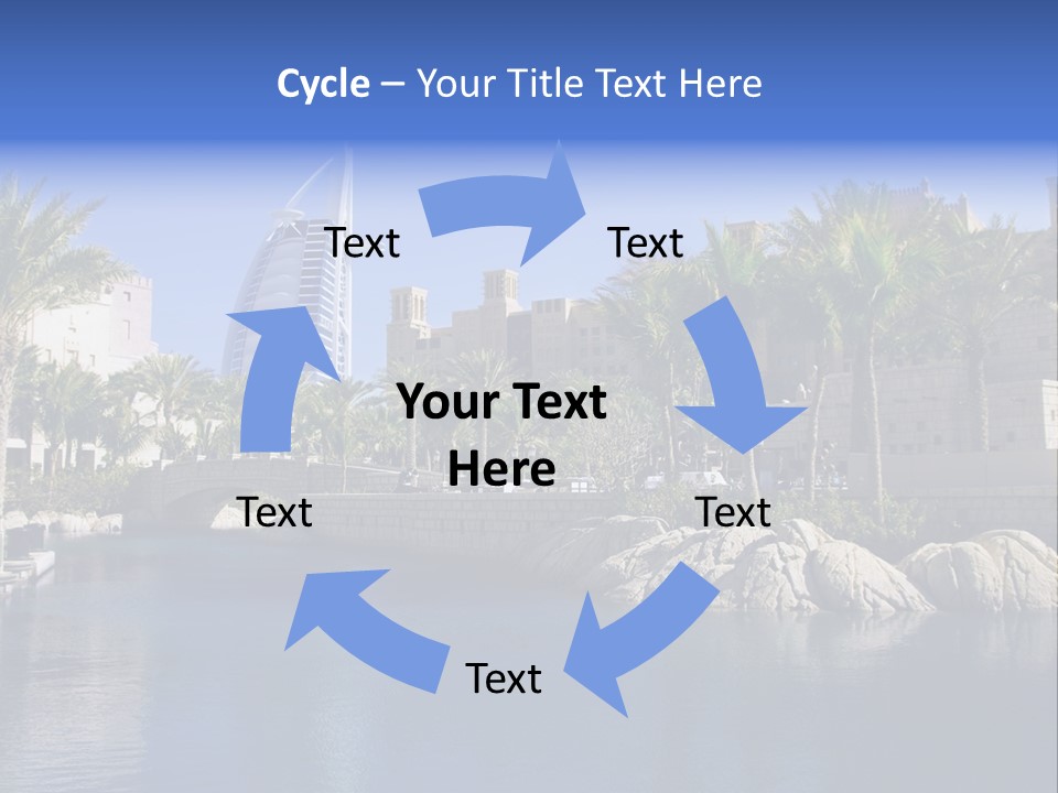 Blue Green Sky PowerPoint Template