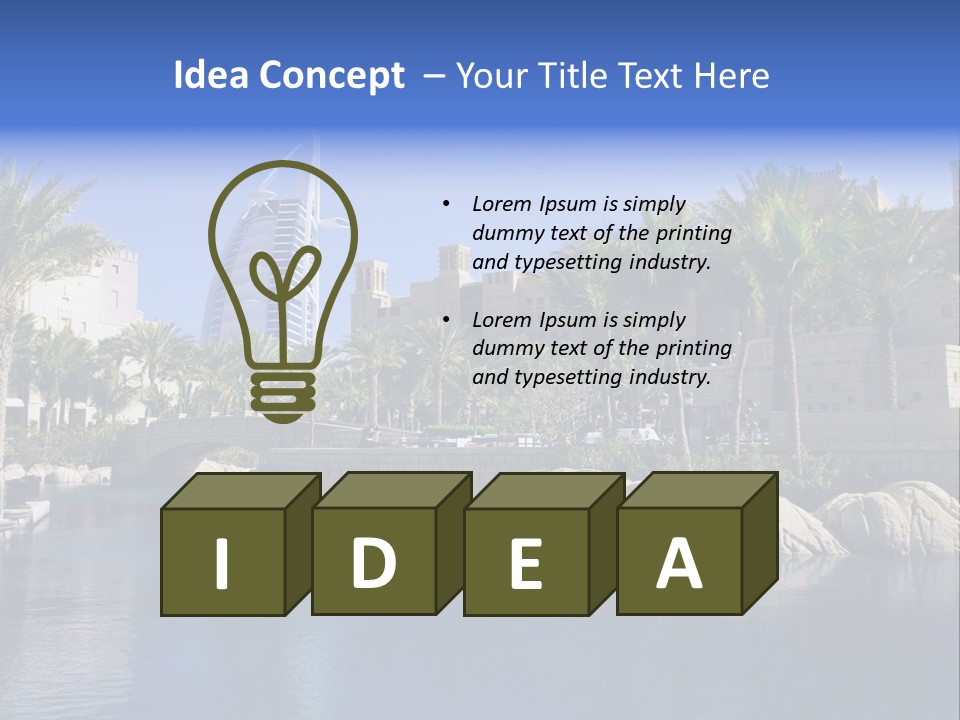 Blue Green Sky PowerPoint Template