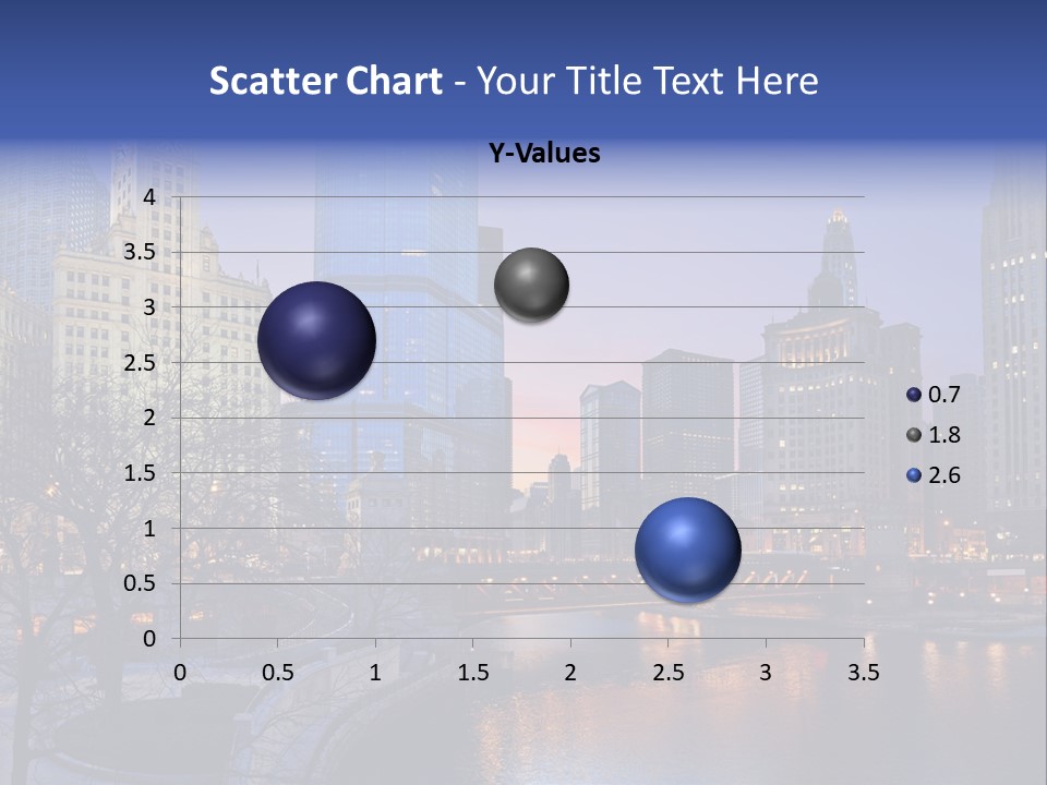 Water Cityscape Skyline PowerPoint Template