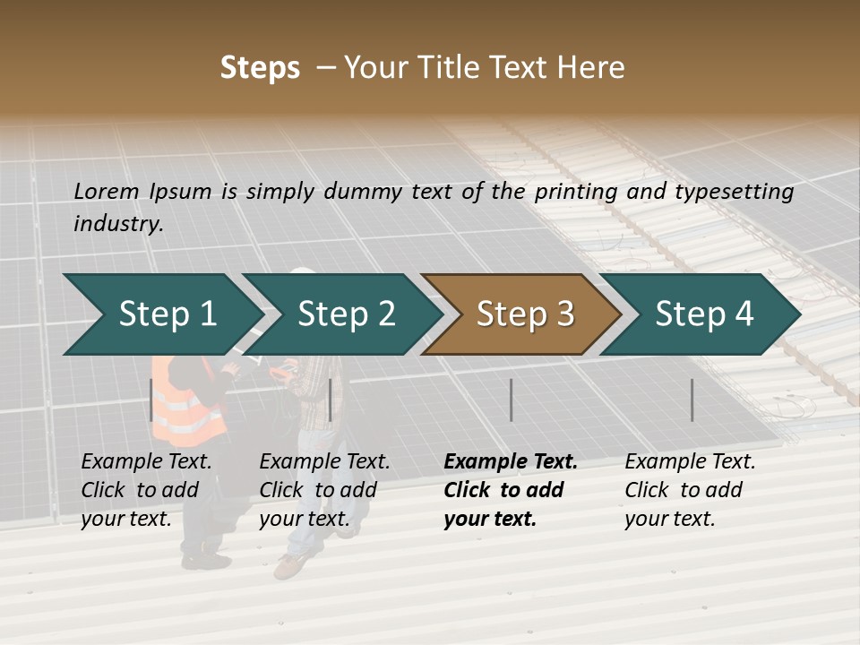Solarium Lifevest Renewable PowerPoint Template