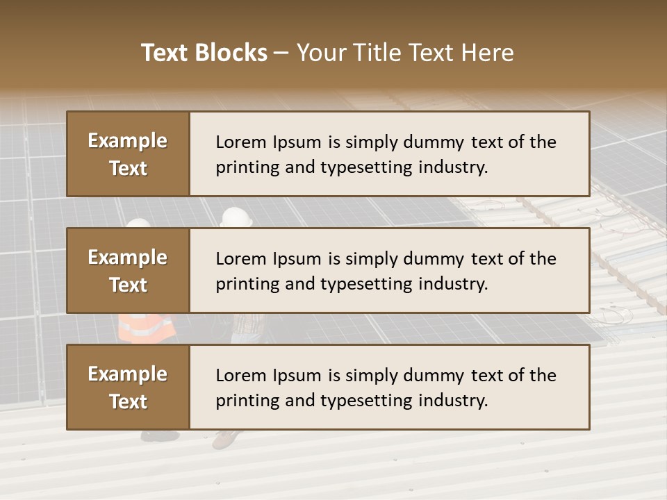 Solarium Lifevest Renewable PowerPoint Template