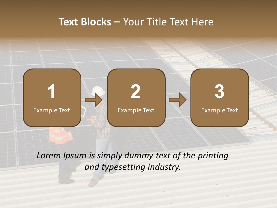 Solarium Lifevest Renewable PowerPoint Template