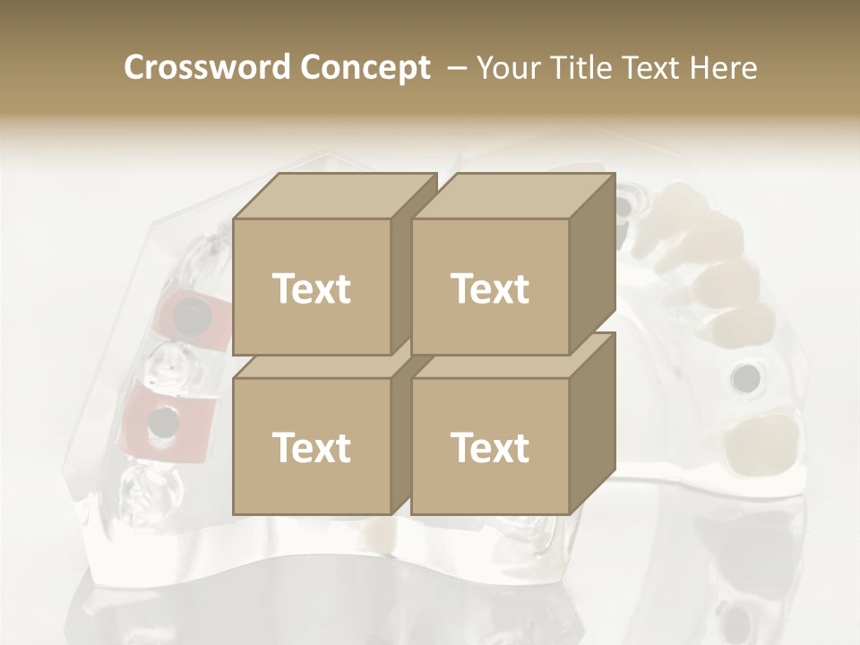 Denture Incisor Implant PowerPoint Template