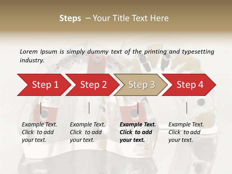 Denture Incisor Implant PowerPoint Template