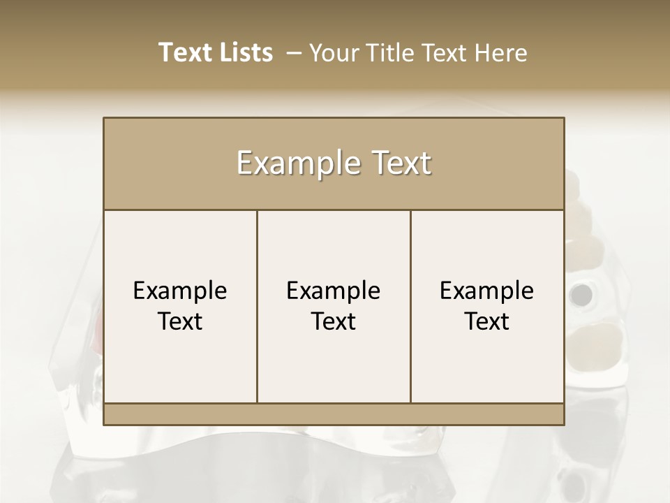 Denture Incisor Implant PowerPoint Template