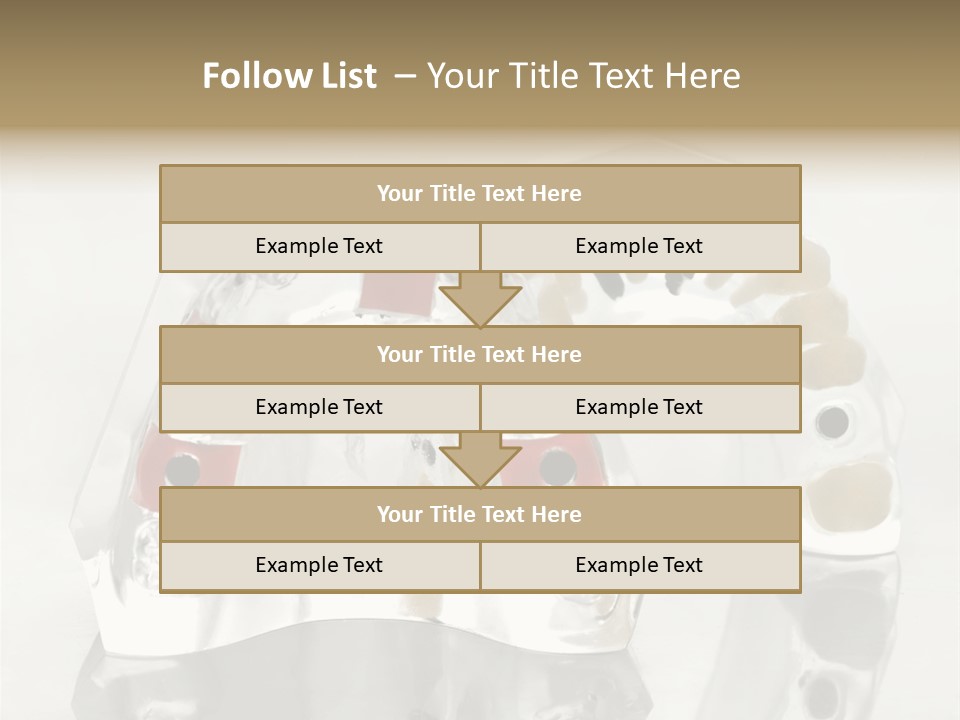 Denture Incisor Implant PowerPoint Template