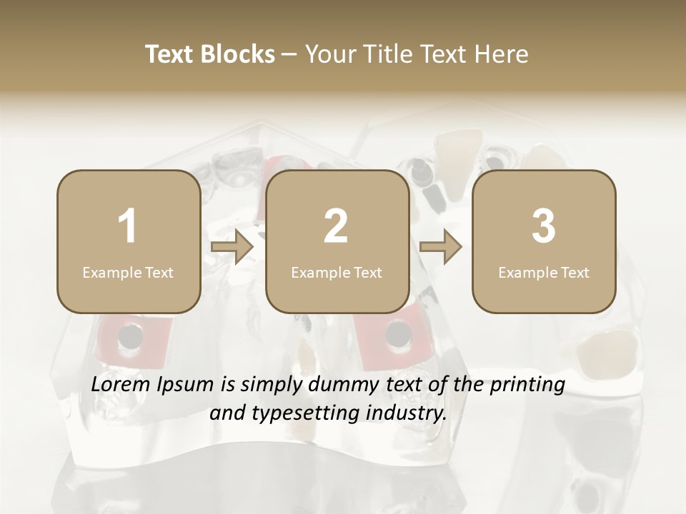 Denture Incisor Implant PowerPoint Template