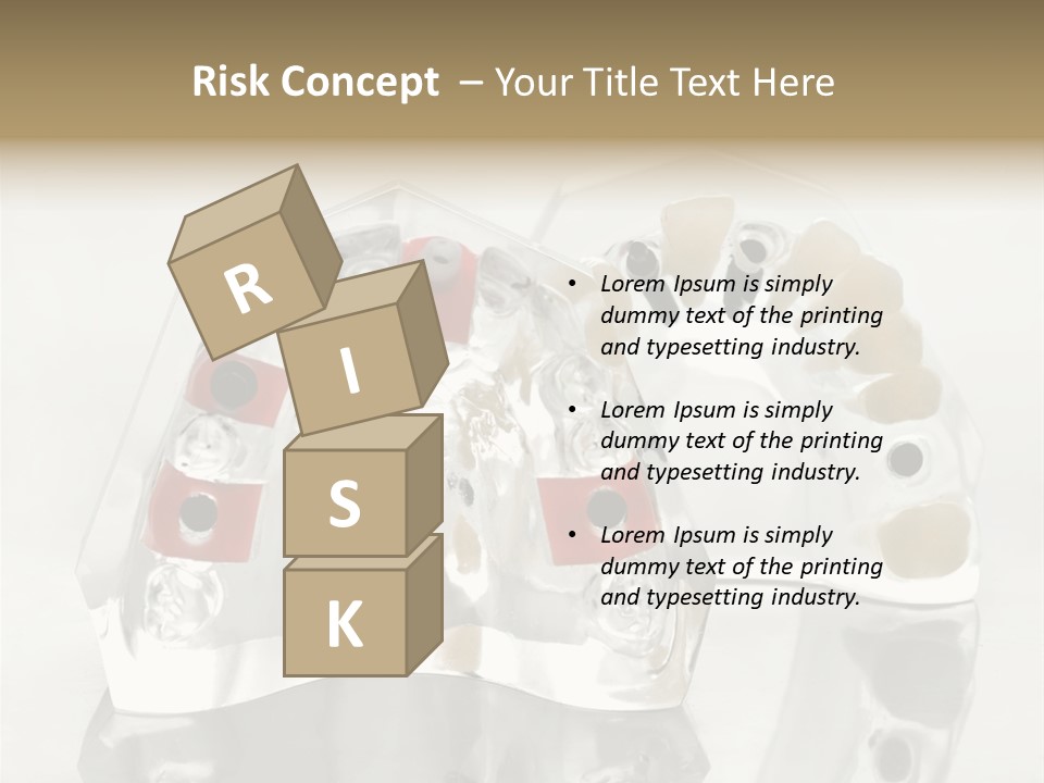 Denture Incisor Implant PowerPoint Template