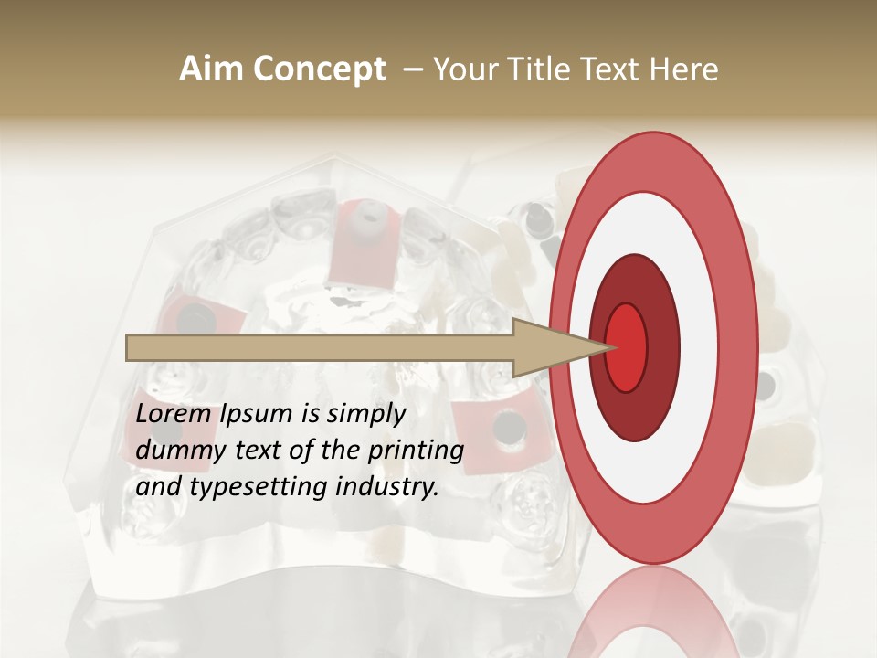 Denture Incisor Implant PowerPoint Template
