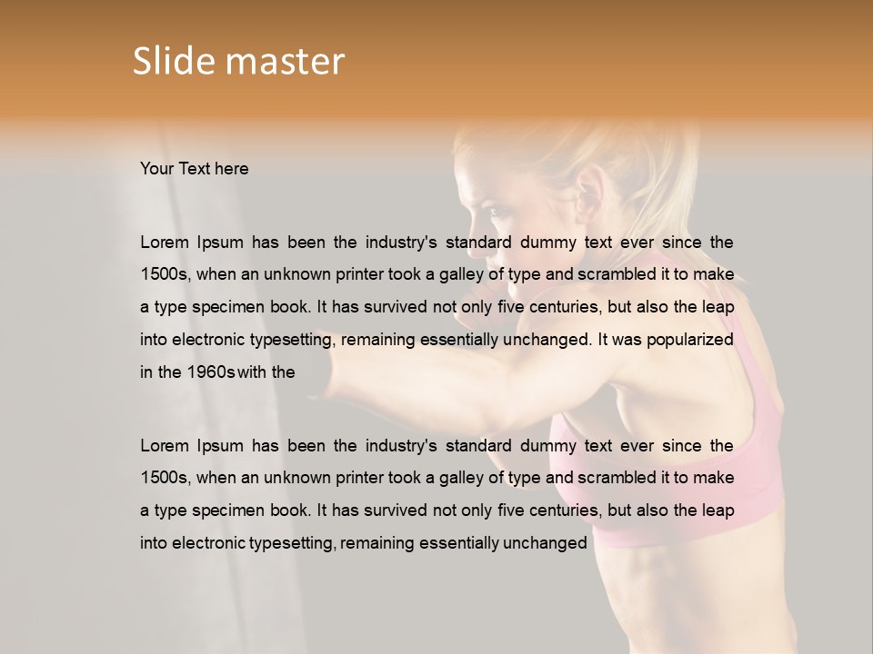 Focus Strength Exercise PowerPoint Template