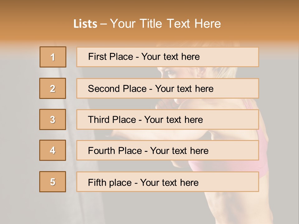 Focus Strength Exercise PowerPoint Template