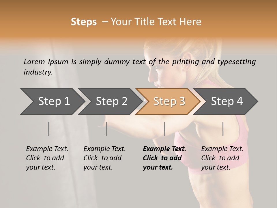 Focus Strength Exercise PowerPoint Template