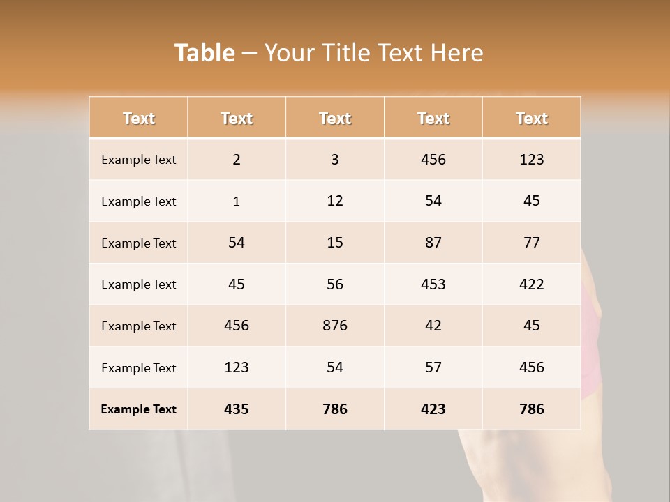 Focus Strength Exercise PowerPoint Template