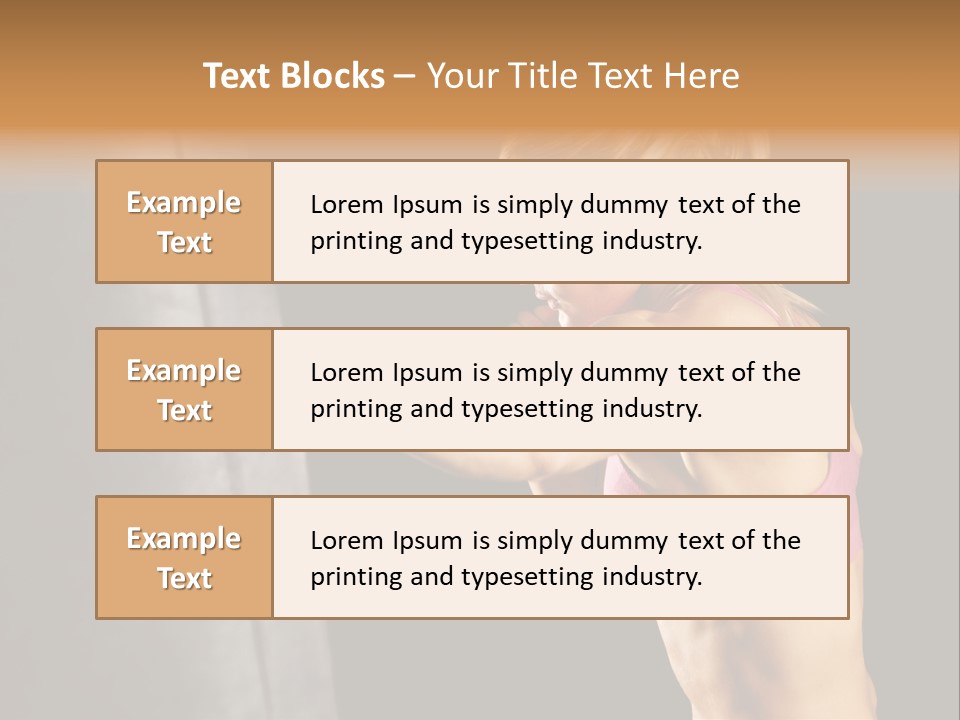 Focus Strength Exercise PowerPoint Template