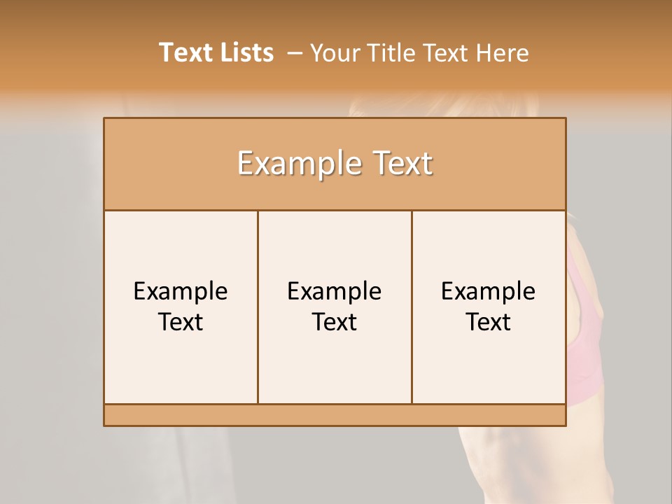 Focus Strength Exercise PowerPoint Template