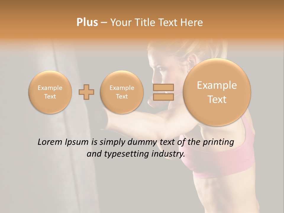 Focus Strength Exercise PowerPoint Template