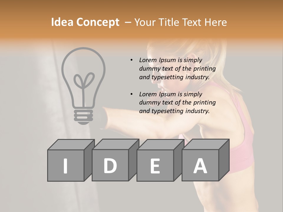 Focus Strength Exercise PowerPoint Template