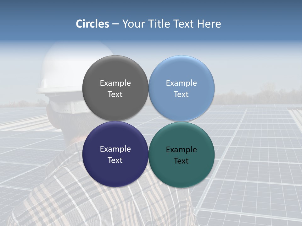 Photovoltaic Power Building PowerPoint Template