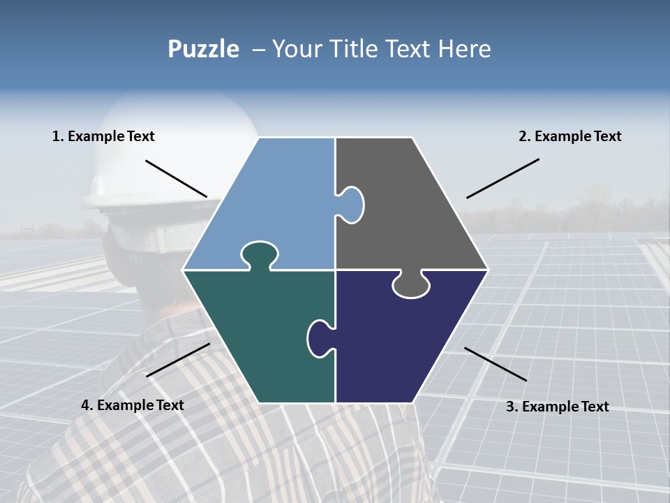 Photovoltaic Power Building PowerPoint Template
