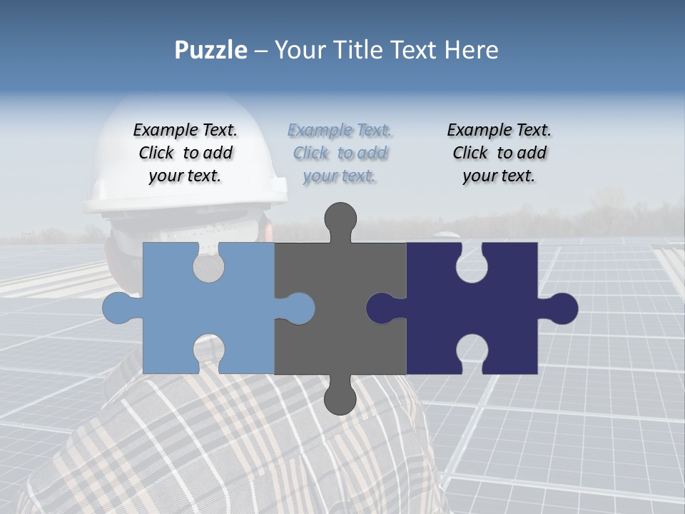 Photovoltaic Power Building PowerPoint Template