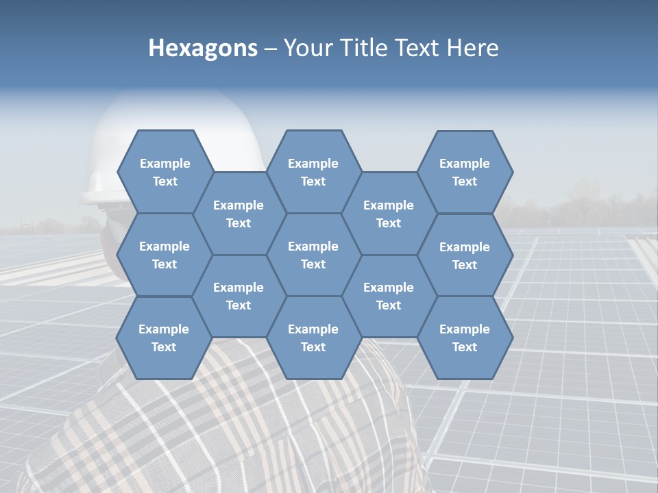 Photovoltaic Power Building PowerPoint Template