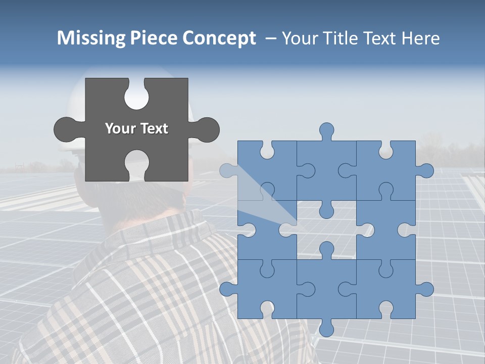 Photovoltaic Power Building PowerPoint Template