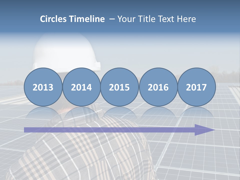 Photovoltaic Power Building PowerPoint Template