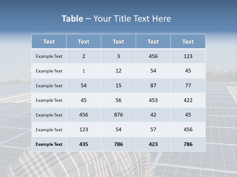 Photovoltaic Power Building PowerPoint Template