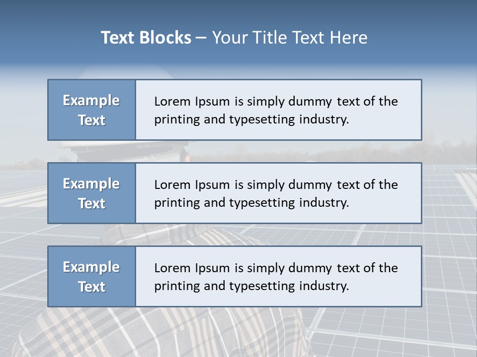 Photovoltaic Power Building PowerPoint Template