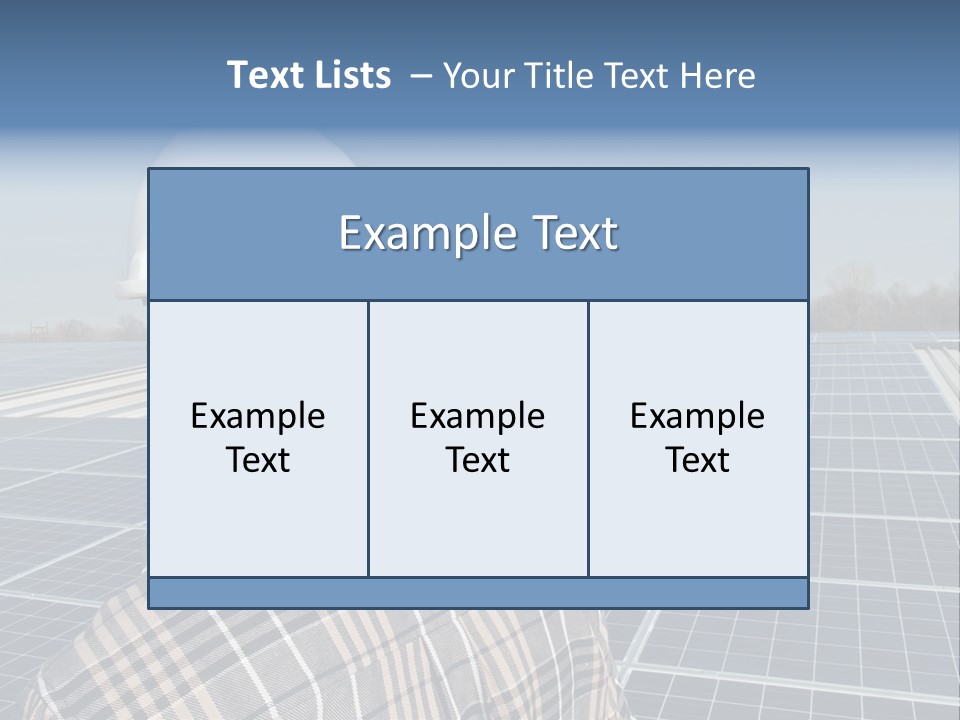 Photovoltaic Power Building PowerPoint Template