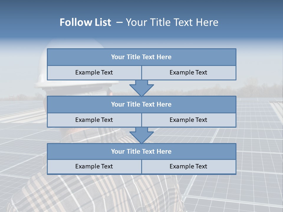 Photovoltaic Power Building PowerPoint Template