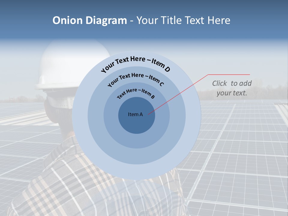 Photovoltaic Power Building PowerPoint Template