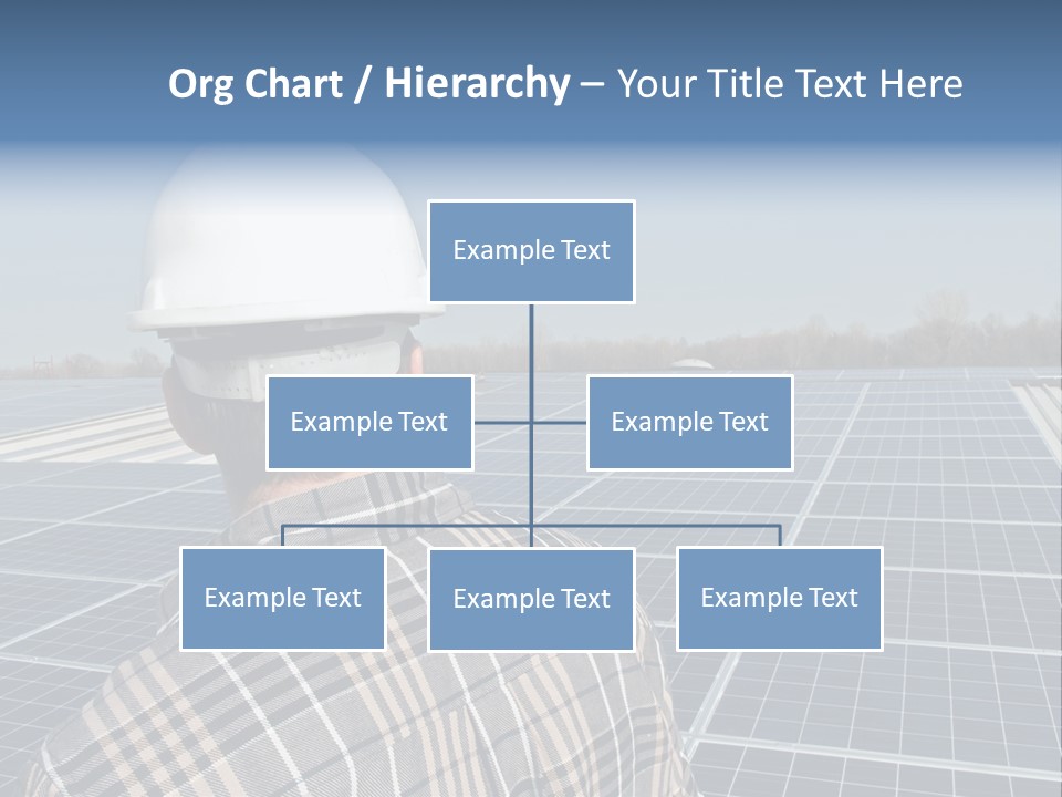 Photovoltaic Power Building PowerPoint Template
