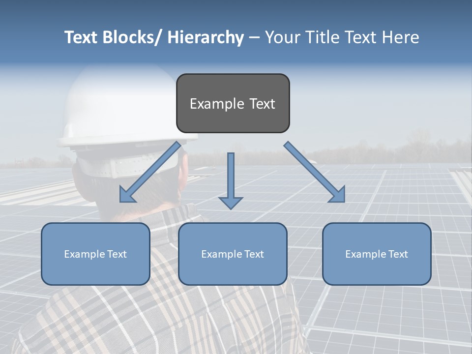 Photovoltaic Power Building PowerPoint Template