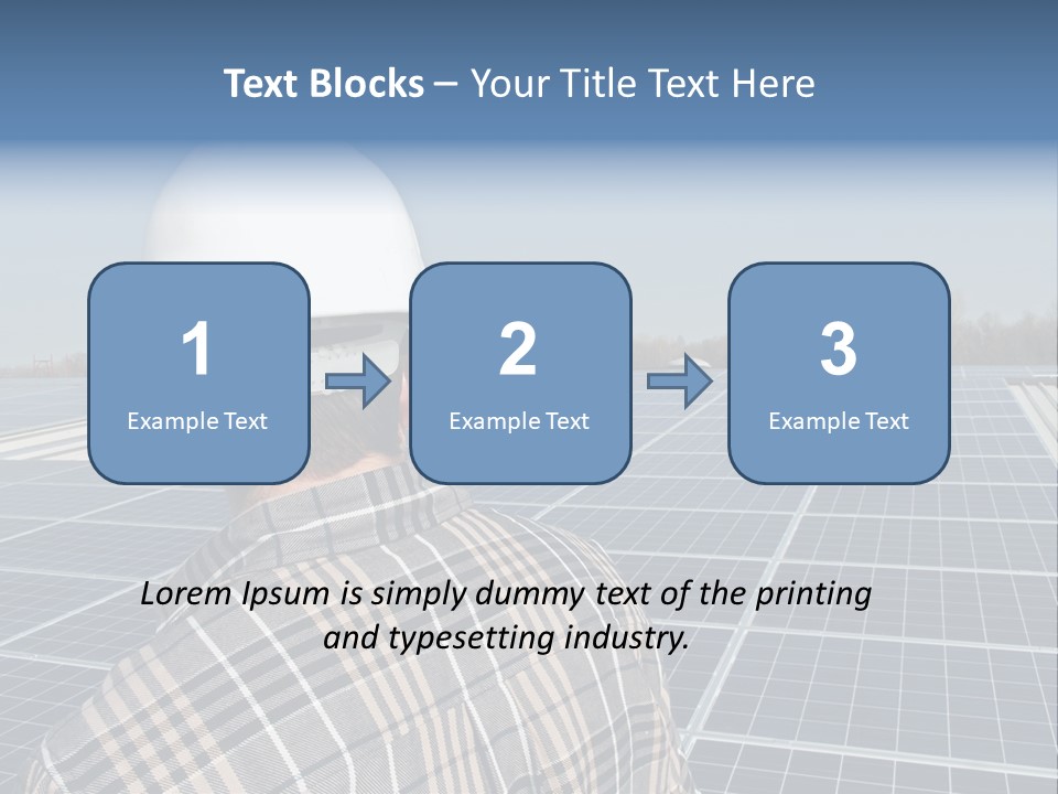 Photovoltaic Power Building PowerPoint Template