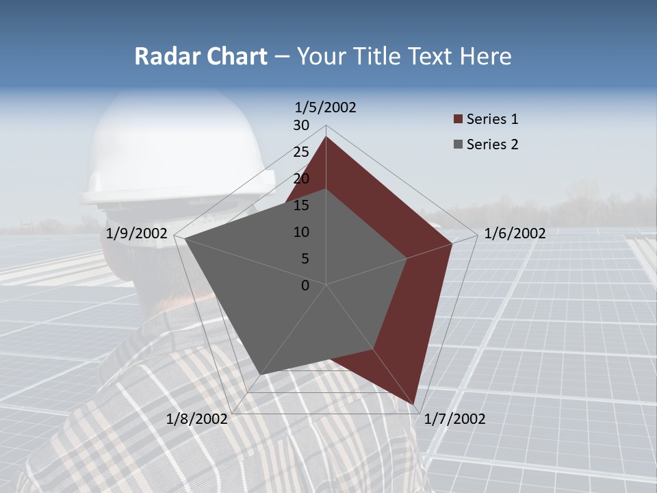 Photovoltaic Power Building PowerPoint Template