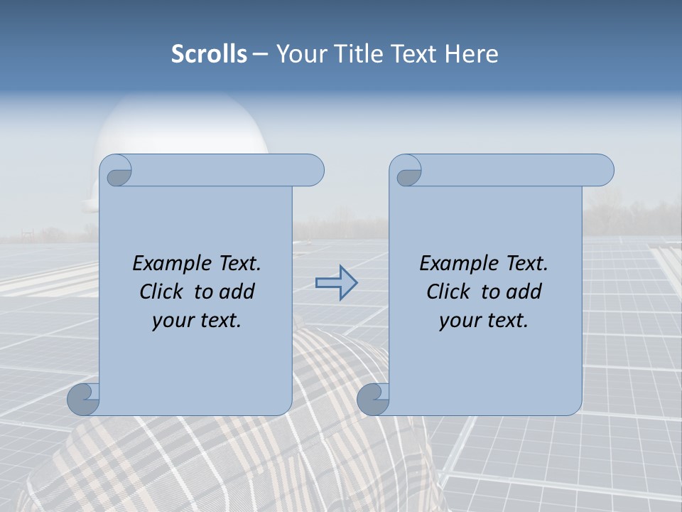 Photovoltaic Power Building PowerPoint Template
