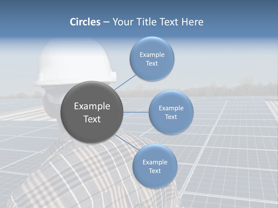Photovoltaic Power Building PowerPoint Template