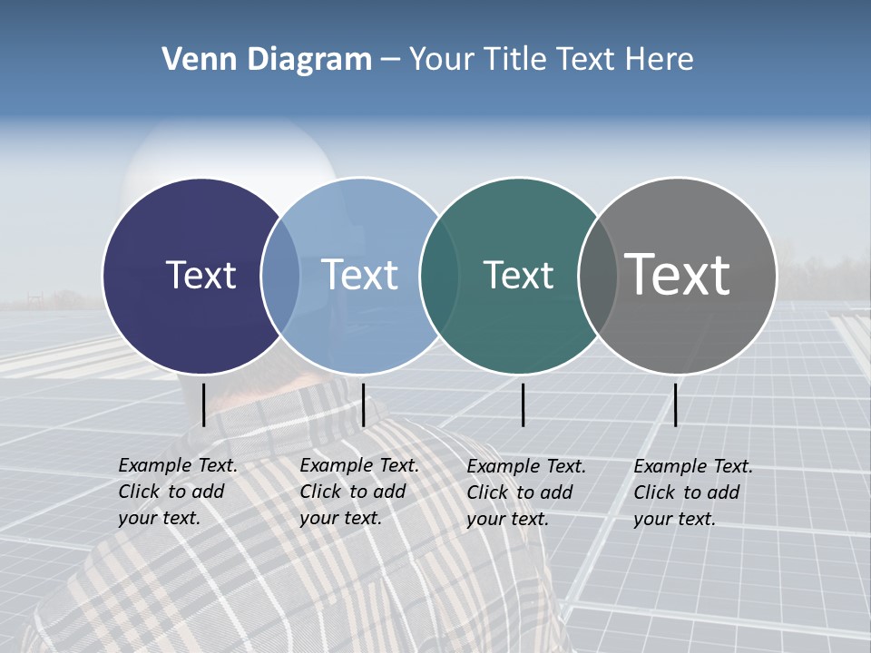 Photovoltaic Power Building PowerPoint Template
